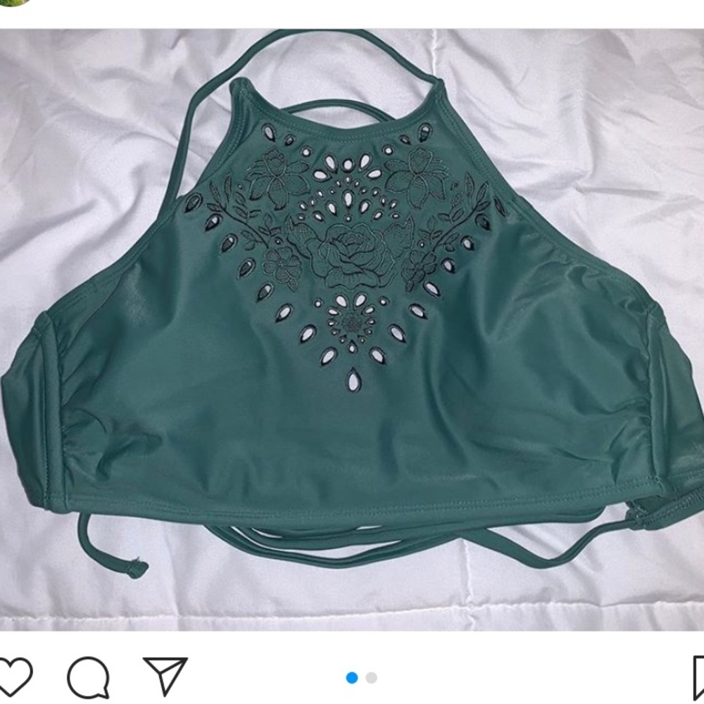 Halter bathing suit top